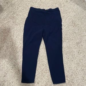 Women’s Time and Tru Maternity Navy Blue Leggings size XL